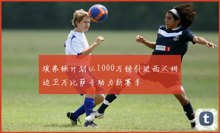 埃弗顿计划以1000万镑引进西汉姆边卫万比萨卡助力新赛季